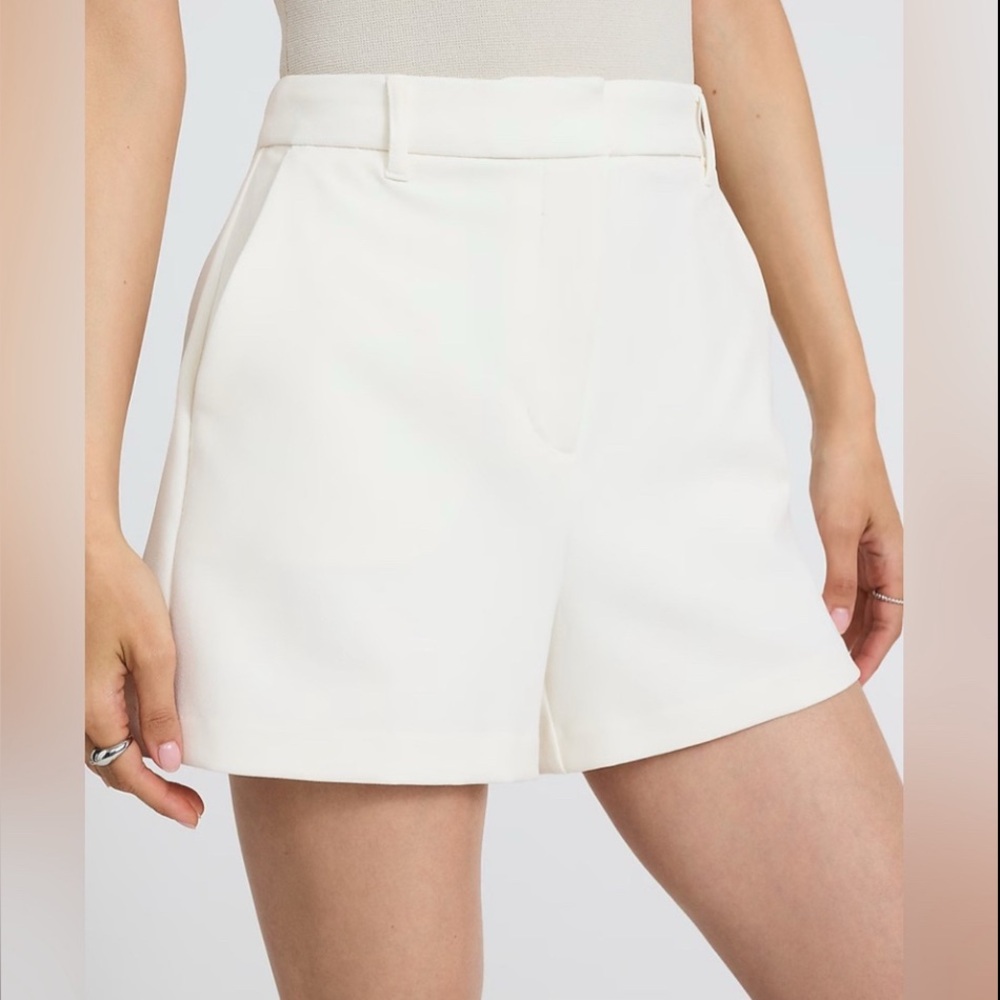 Express White Women's High Waist Shorts